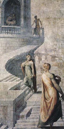 SALVIATI, Cecchino del Bathsheba Goes to King David oil painting image
